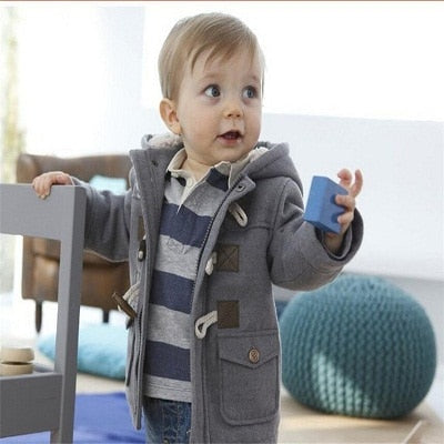 Baby Boy Hooded Jacket 2 colors 3m-3yrs