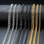ECO Friendly Material Necklace Silver, Black or Gold plated