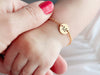 Baby Name Bracelet Gold Plated