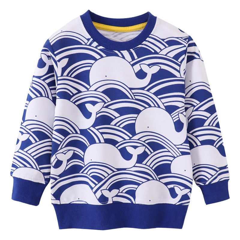 Charming Prints Crewneck Sweatshirt 2T-7T Various Styles
