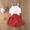 2Pcs Girls Summer Suit  "Nadine" 4 Colors 2-6y