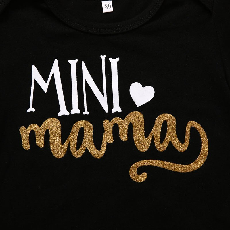 3Pcs Baby Girl Set "Mini Mama" 3-18m