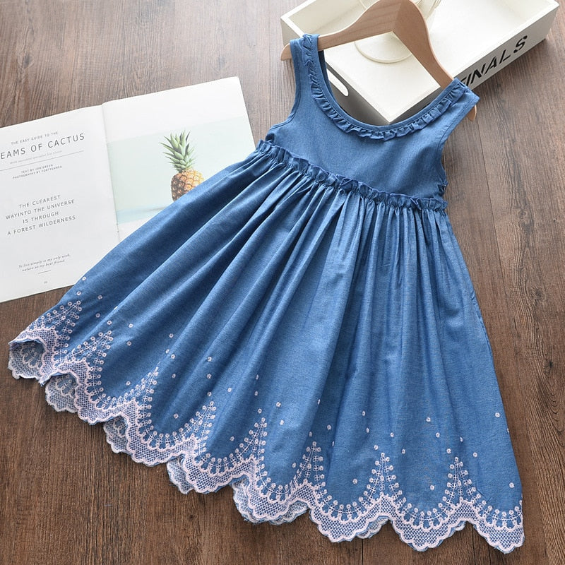 Summer Girls Embroidery Dress 2-6yrs multiple options