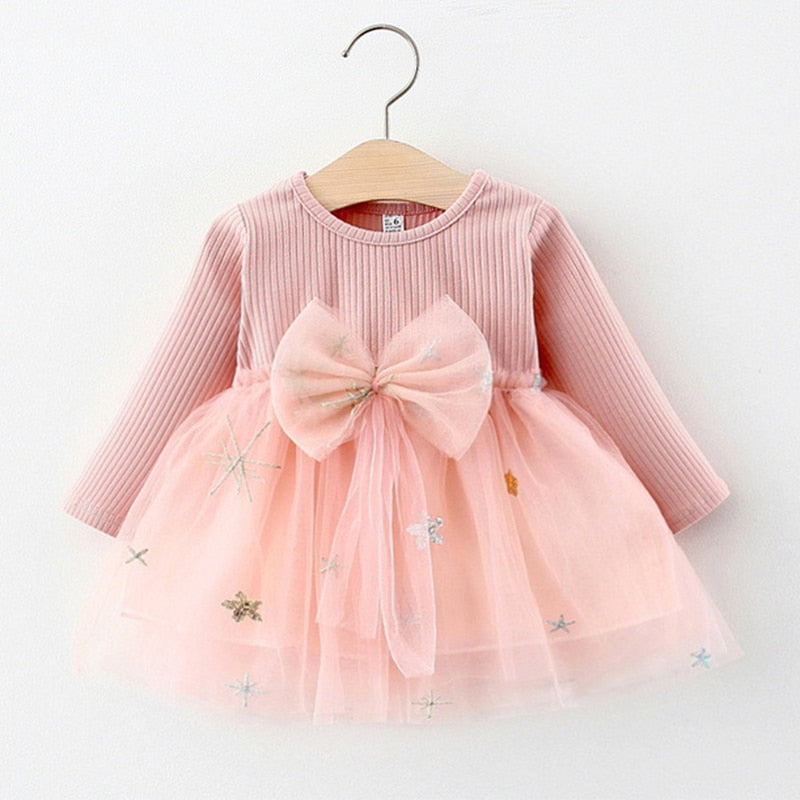 Melario Baby Bow Dress 2 colors 6-24m