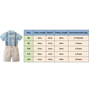 2Pcs Boys Outfit "Oliver" 6m-5yrs