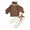 "Tallulah" Ruffled Leopard Print 3 Piece Outfit (12M-5T)