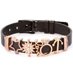 Mesh Bracelets Bangles with Different Charms  For Women Kids Gift