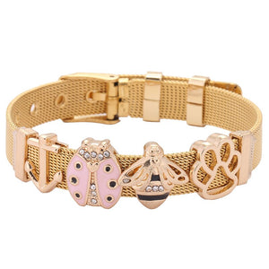 Charm Mesh Bracelet For Women & Kids In different colors