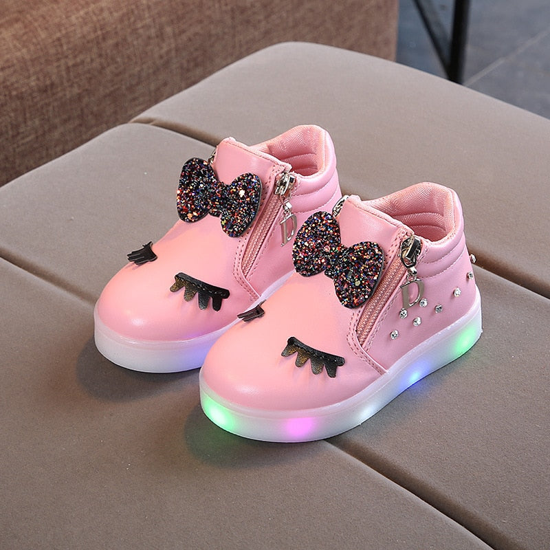 Princess Glowing Sneakers size 21-30