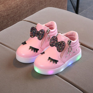 Princess Glowing Sneakers size 21-30