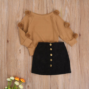 2Pcs Girls Outfit "Francine" 2-7yrs