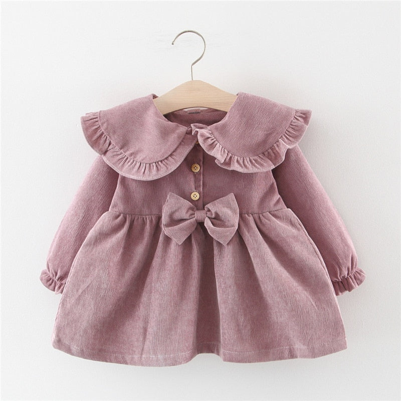 Melario Baby Girl Dress 6-24m red/purple