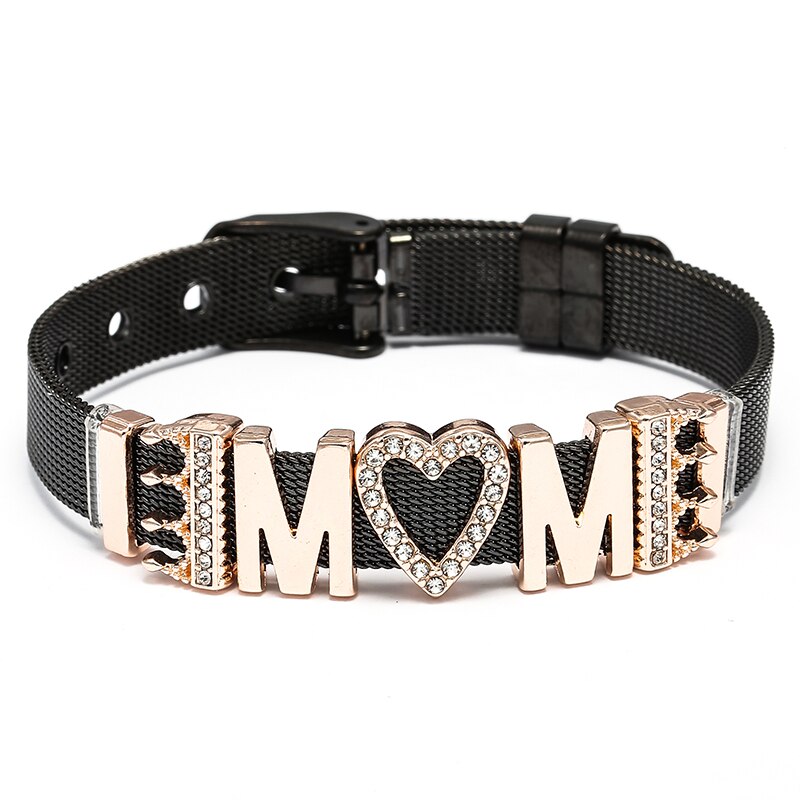 Mesh Bracelets Bangles with Different Charms  For Women Kids Gift
