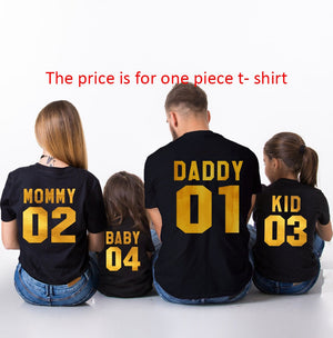 Family Matching Cotton T-shirt
