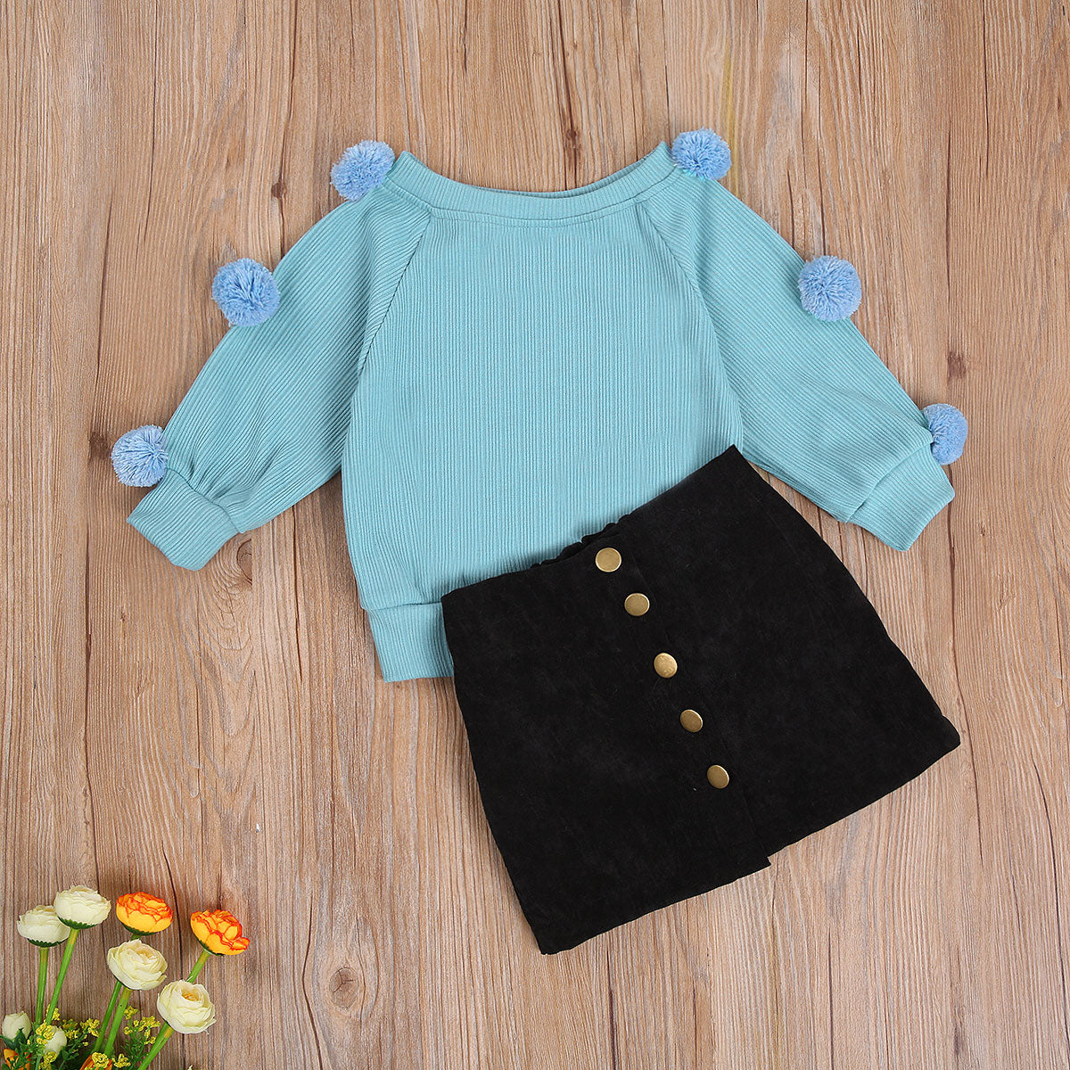 2Pcs Girls Outfit "Francine" 2-7yrs