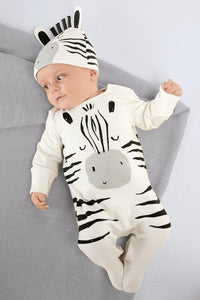 2Pcs Unisex Jumpsuit "Andie" 0-18m