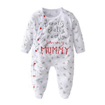Unisex Organic Cotton Jumpsuit "Mummy/Daddy" 0-18m