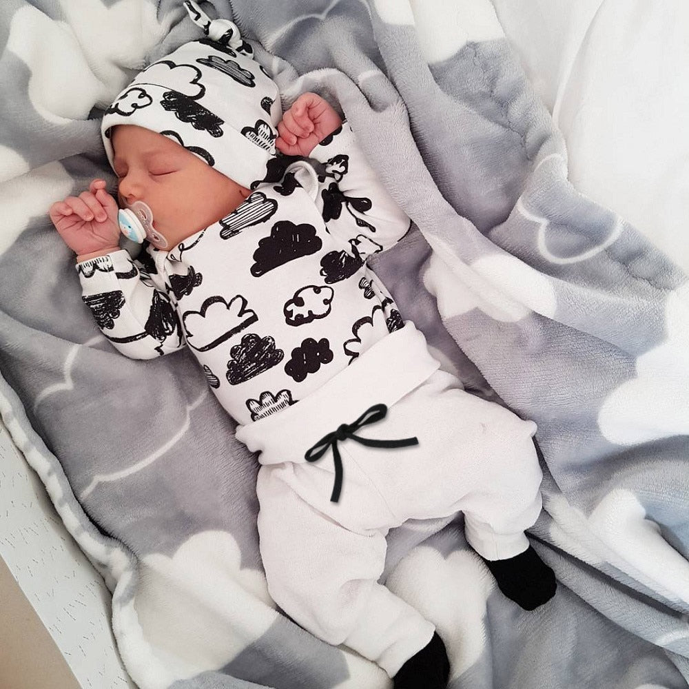 3Pcs Organic Cotton Set "Aubrey" 0-24m