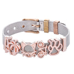 Mesh Bracelet With Different Charecters