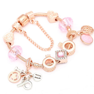 New Cute Little Bella Beads Charm Bracelet For Women & Kids