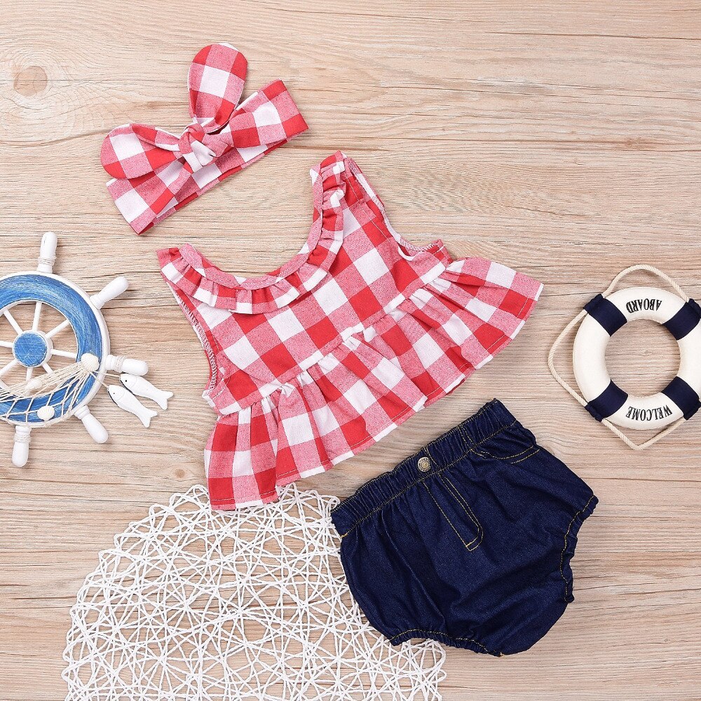 3Pcs Baby Girl Set "Paulette" 0-24m