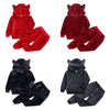 Kids Velvet Wing outfit 4 colors 12m-6yrs