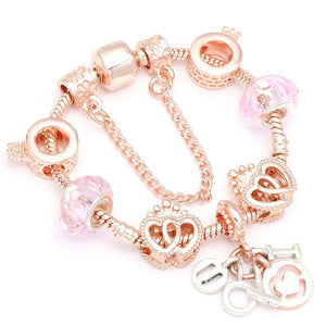 New Cute Little Bella Beads Charm Bracelet For Women & Kids