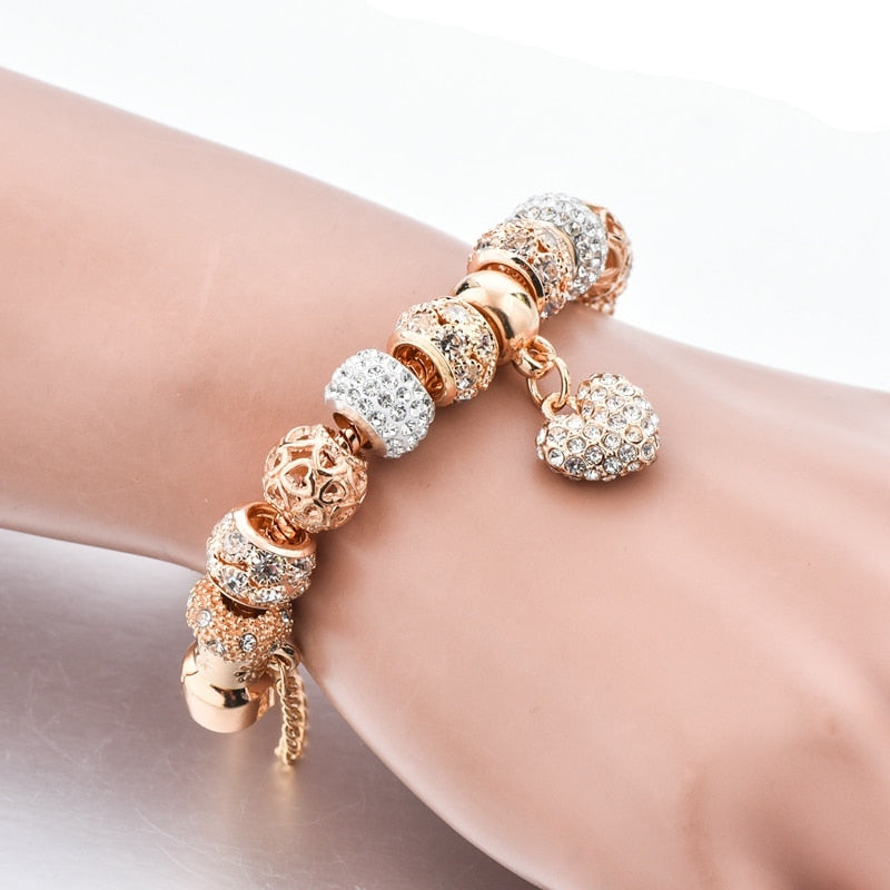 Luxury Gold plated Crystal Bracelet