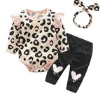 3pcs Baby Girl Set "Emile" 5 different sets 0-24m