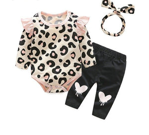 3pcs Baby Girl Set "Emile" 5 different sets 0-24m