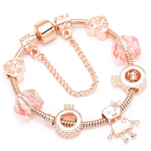 New Cute Little Bella Beads Charm Bracelet For Women & Kids
