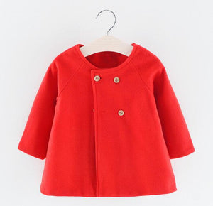 Girls Wool Blend Coat 10m-4yrs