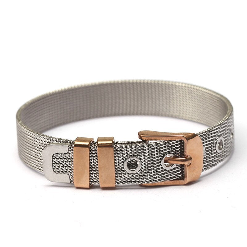 Mesh Bracelet With Different Charecters