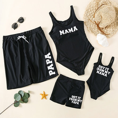 Family Matching Swimwear 3 Types