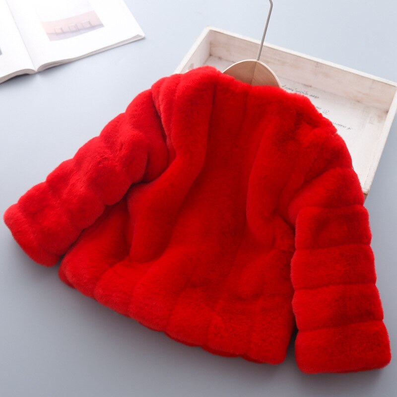 Faux Fur Coat 2 colors 2-4 years