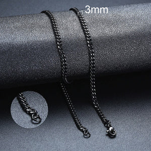 ECO Friendly Material Necklace Silver, Black or Gold plated