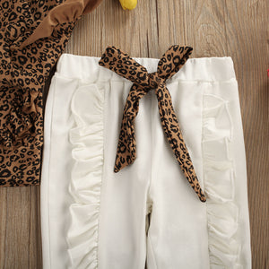 "Tallulah" Ruffled Leopard Print 3 Piece Outfit (12M-5T)