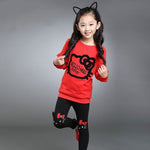 3 Color Girls Spring Clothing Set 3-9yrs