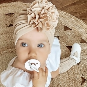 Turban Flower Baby Hat