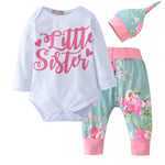 3Pcs Baby Girl  Outfit "Honore" 0-24m