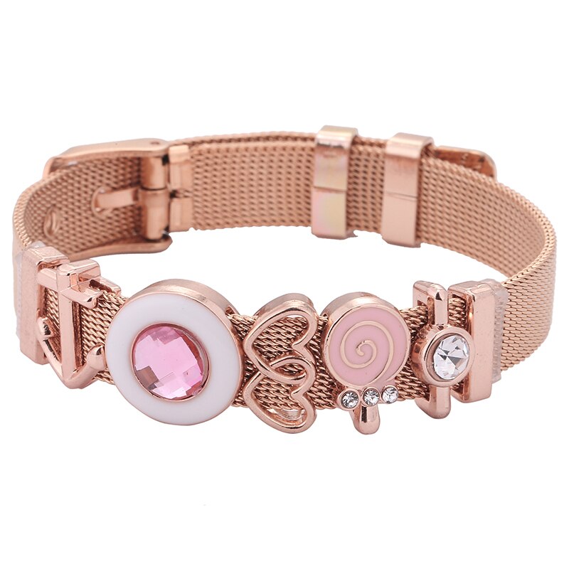 Charm Mesh Bracelet For Women & Kids In different colors