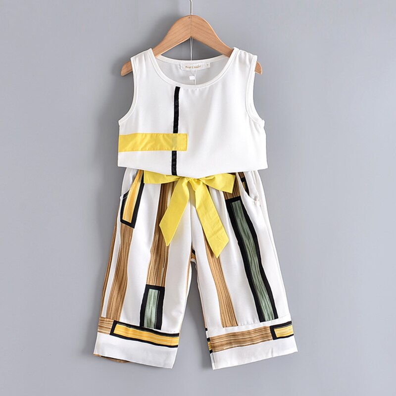 2Pcs Girls Summer Outfit & Dress "Claudette" 1-7yrs