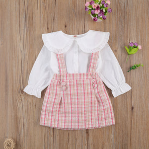 2Pcs Girls Fashionista Dress "Lucille" 2-7y