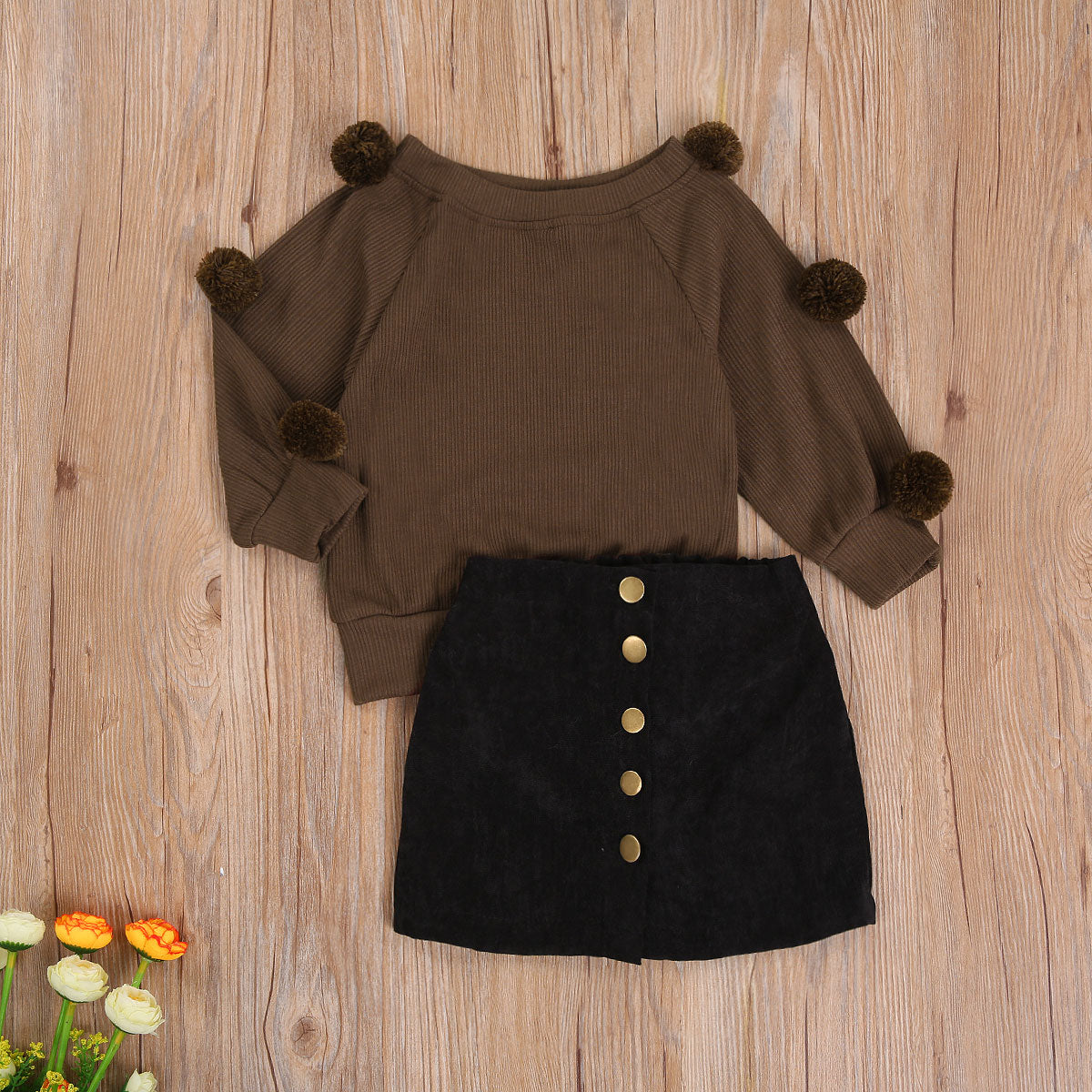 2Pcs Girls Outfit "Francine" 2-7yrs