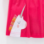 Princess Dress with Collar Unicorn 2-6yrs
