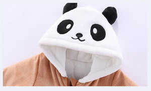 winter Baby Panda Romper 4 colors 0-12m