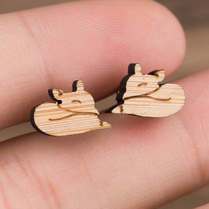 Handmade Wooden  Earrings