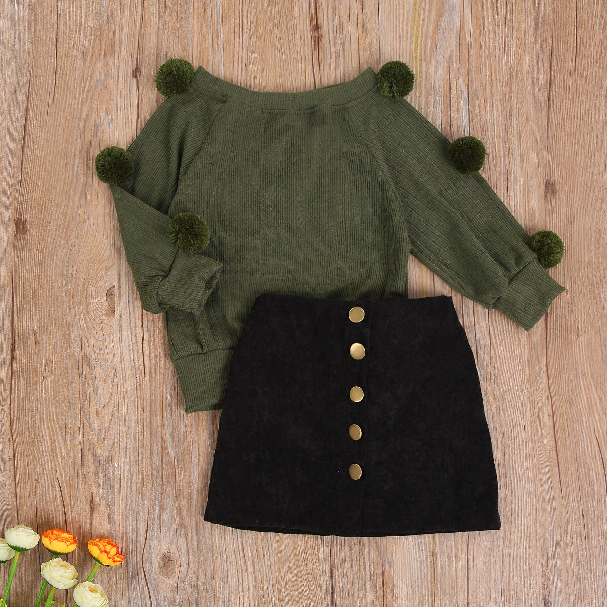 2Pcs Girls Outfit "Francine" 2-7yrs