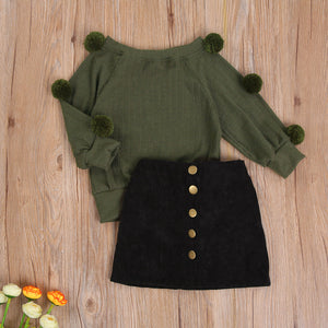 2Pcs Girls Outfit "Francine" 2-7yrs
