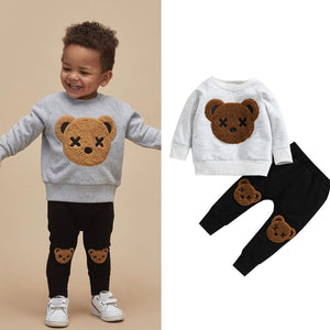 "Teddy" Sweatpants & Bear Sweatshirt 1-5Y